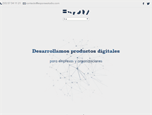 Tablet Screenshot of esporaestudio.com